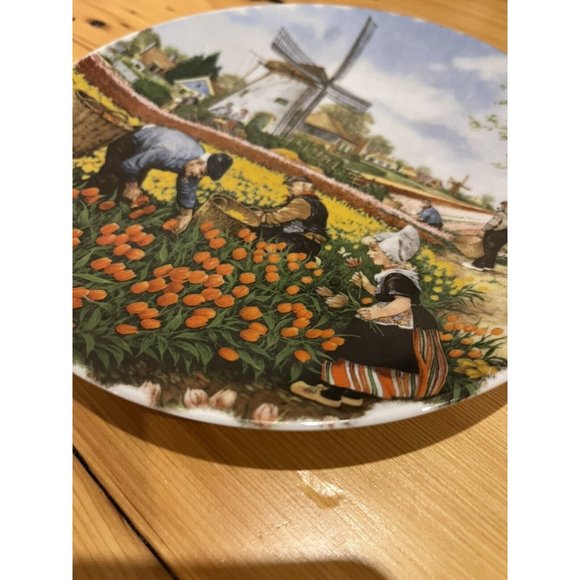 Royal Schwabap, Ter Steege BV, 1984 Vintage Dutch Hand Decorated Plate - Picture 2 of 5